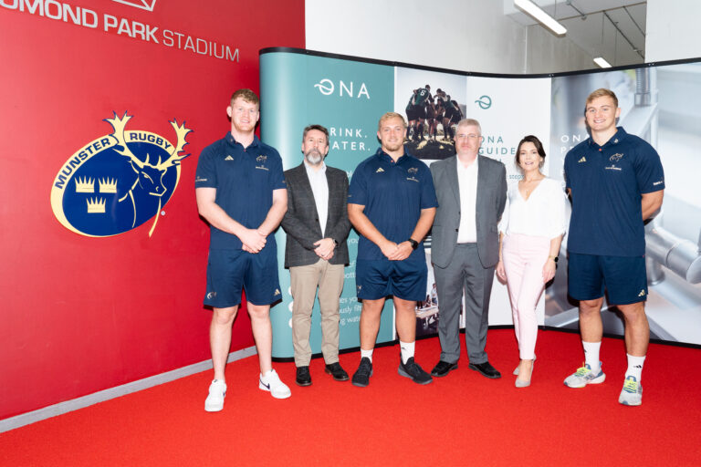 ONA Water Announced As Official Hydration Partner Of Munster Rugby